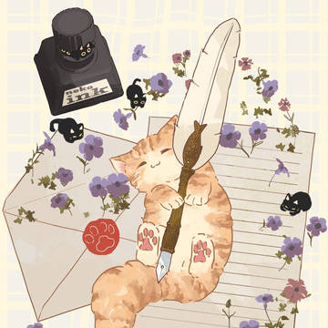 レターセット✉️ 🐈🌼