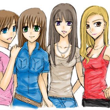 Initial D 頭文字D 的四個女角
