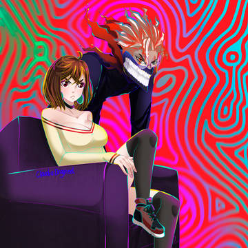 Momo and Okarun