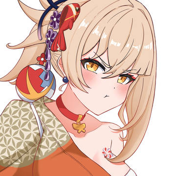 Yoimiya pouting