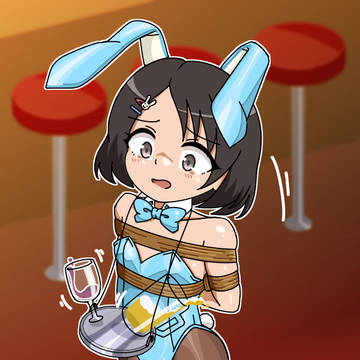 お給仕うさぎ