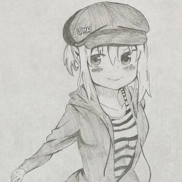 うまるちゃん1(鉛筆)