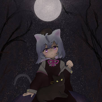 ハロウィンのネコ