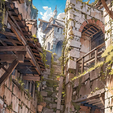 【異世界】 廃墟 001