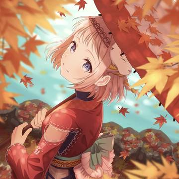紅葉とリーリヤ！