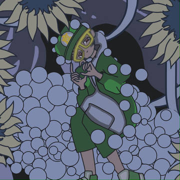 “見ないで理解できないでしょう?まるで咲いてしまった化けの花”
