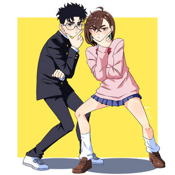 Momo and Okarun