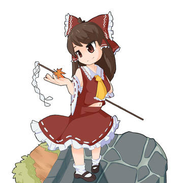 紅葉と霊夢