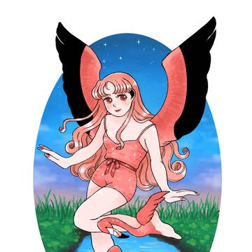 フラミンゴガール🦩
