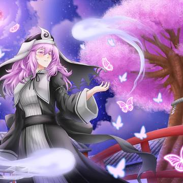 西行寺 幽々子 (Yuyuko Saigyouji)