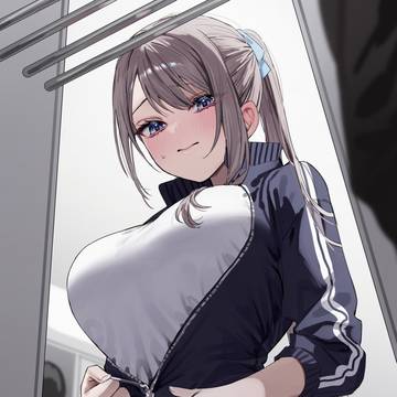 (あれ……？借りたジャージ、キツい…？)