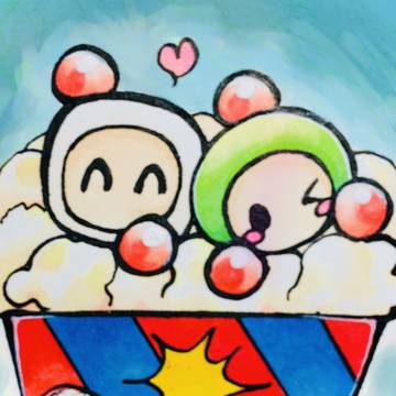 今までのボンバーマンイラスト