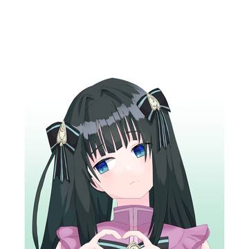 対立ちゃんの手ハート