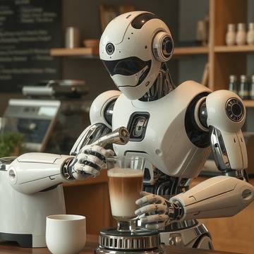 robot make a coffee