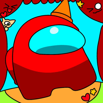 塗り絵を塗った