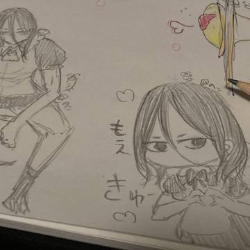 アナログ絵/さくすぎだったり、すぎさくだったり。