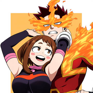 Ochako and Endeavor
