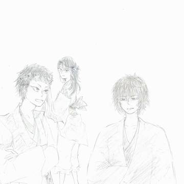 「盗人が大道芸にスカウトされる話」関連絵