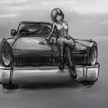 Felt like drawing a car