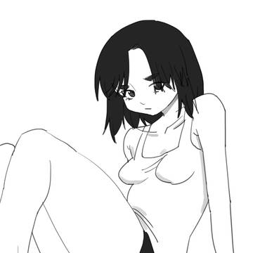 흑발소녀 정이