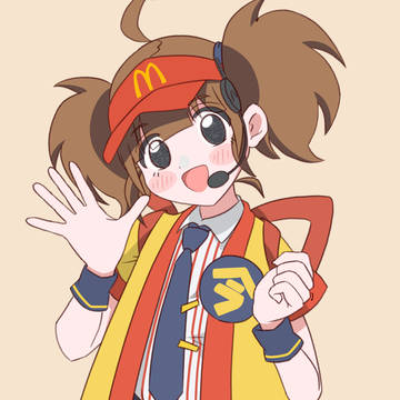いまだけダブチ食べ美ちゃん描いてみた