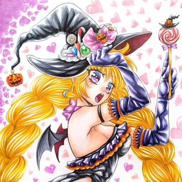 今更ながらハロウィンイラスト