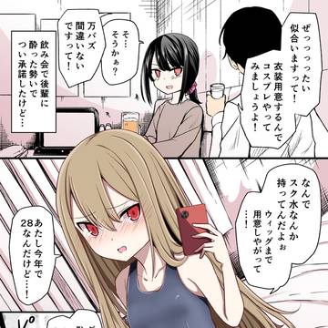 低身長童顔上司がいけない方向でコスプレにハマっていく話