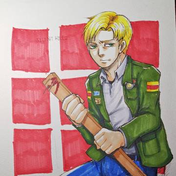 ジェイムス落書き