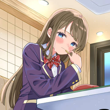 (ポテト、冷めちゃった...)