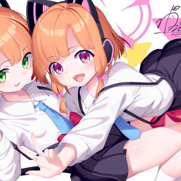 ミドリとモモイ