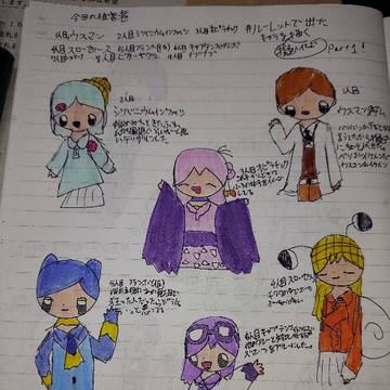 ルーレットで出たキャラを描く1