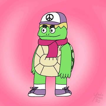 【オリキャラ】擬人カメの男、片士セオ(Theo Katashi)