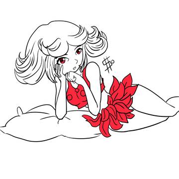 Drawing in my time free, girl