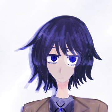 黒髪？男子