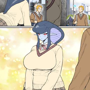 パン屋とラミア(現代学生バージョン)
