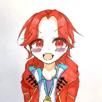 ミスターレッドくんです。