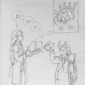 Searching books for the divinity