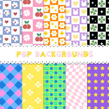 有料素材[POP BACKGROUNDS]