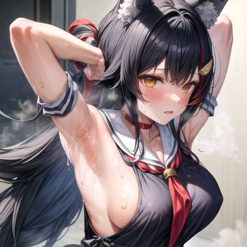 ホロライブの腋汗は、良い The armpit sweat of