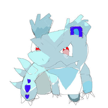 ニドリーナ描きました。