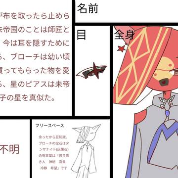 キャラデザです!