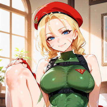 Cammy after trainings