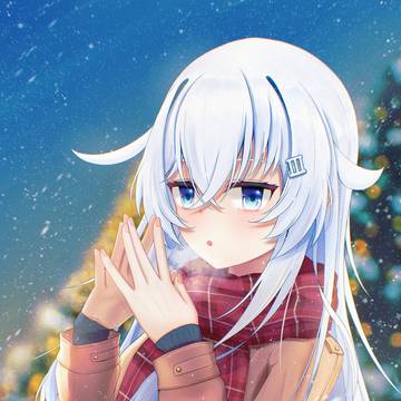 "彼女と雪"