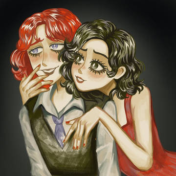 Draw for a au of one friend <3