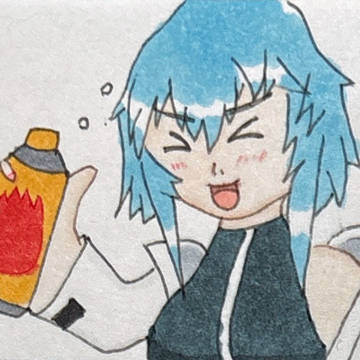 巨大化するエナちゃん