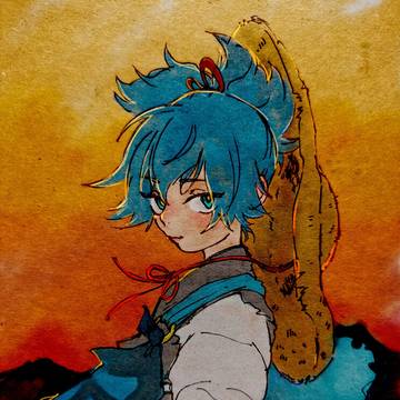 「いい夕焼けだね」