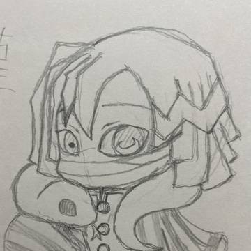 初描きおばないさん。