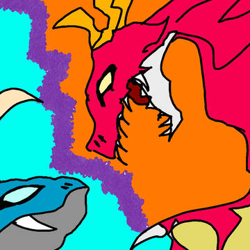 ファイヤー・ドレイクvsガルグイユ