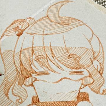 ルピコちゃん　ティッシュの箱の裏ver