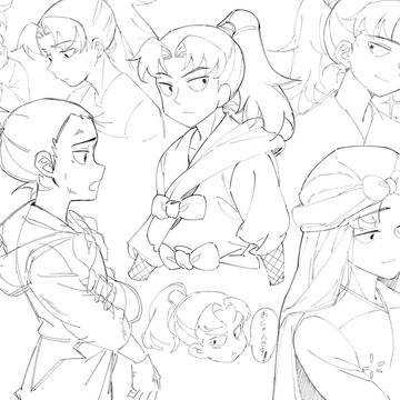 利吉さんをいっぱい描いてみた